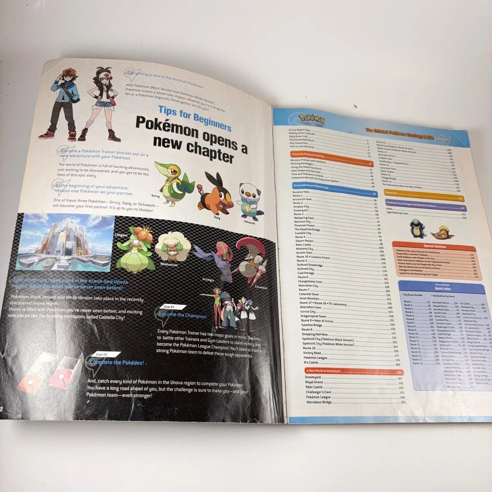 Pokemon Black and White Version Official Strategy Guide Volume 1 2011 NO Poster